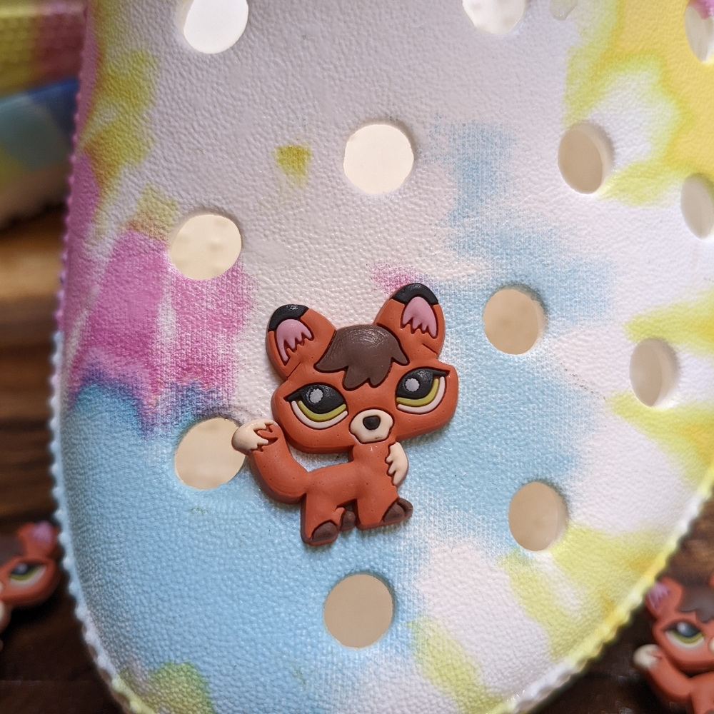Qty 26! Shoe charms for Crocs Clogs - LPS Fox
